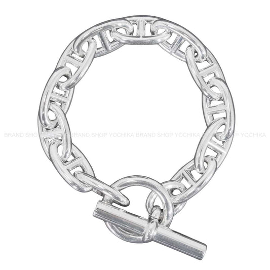 HERMES bracelet Chaine D'ancre GM 12 Links Silver Silver925 (SV925 Ag925)[EXCELLENT][Authentic]