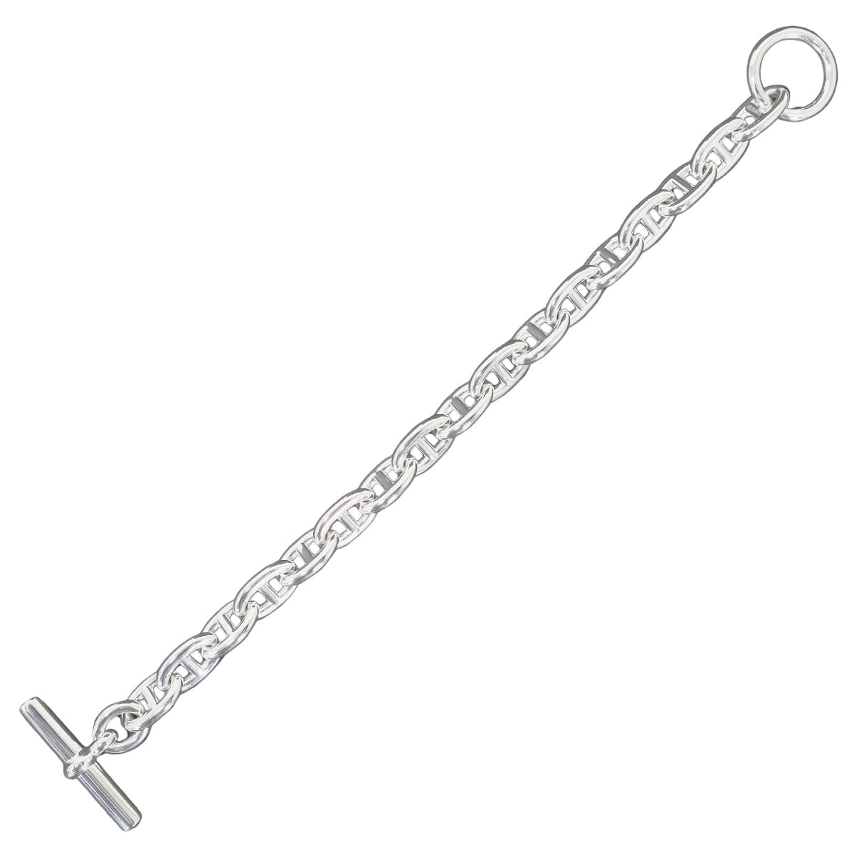 HERMES bracelet Chaine D'ancre MM 17 Links Silver Silver925 (SV925 Ag925)[BRAND NEW][Authentic]