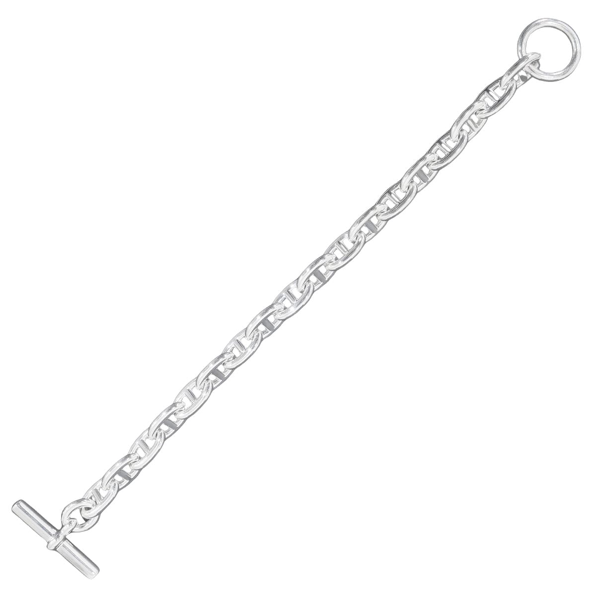 HERMES bracelet Chaine D'ancre MM 18 Links Silver Silver925 (SV925 Ag925)[BRAND NEW][Authentic]