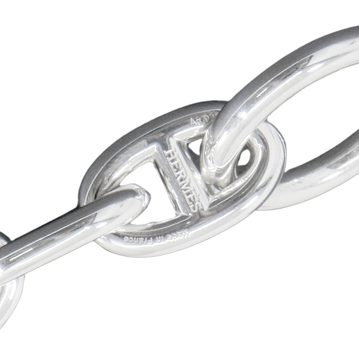 HERMES bracelet Chaine D'ancre MM 18 Links Silver Silver925 (SV925 Ag925)[BRAND NEW][Authentic]