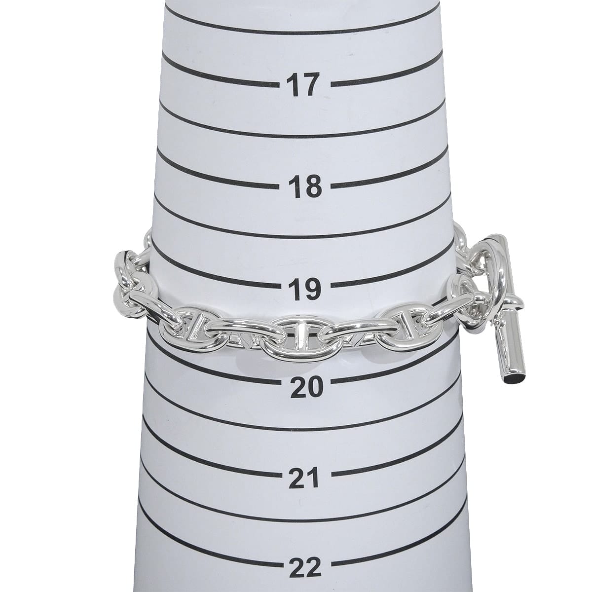 HERMES bracelet Chaine D'ancre MM 18 Links Silver Silver925 (SV925 Ag925)[BRAND NEW][Authentic]
