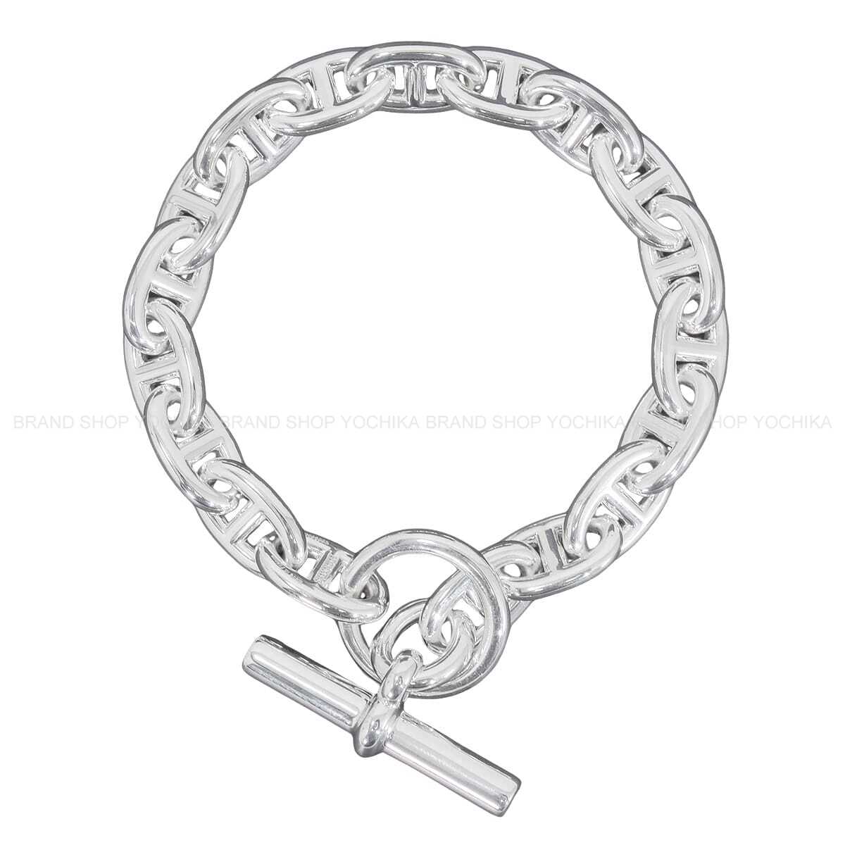 HERMES bracelet Chaine D'ancre MM 18 Links Silver Silver925 (SV925 Ag925)[BRAND NEW][Authentic]