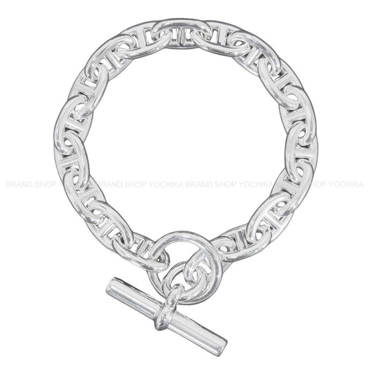 HERMES bracelet Chaine D'ancre MM 18 Links Silver Silver925 (SV925 Ag925)[BRAND NEW][Authentic]