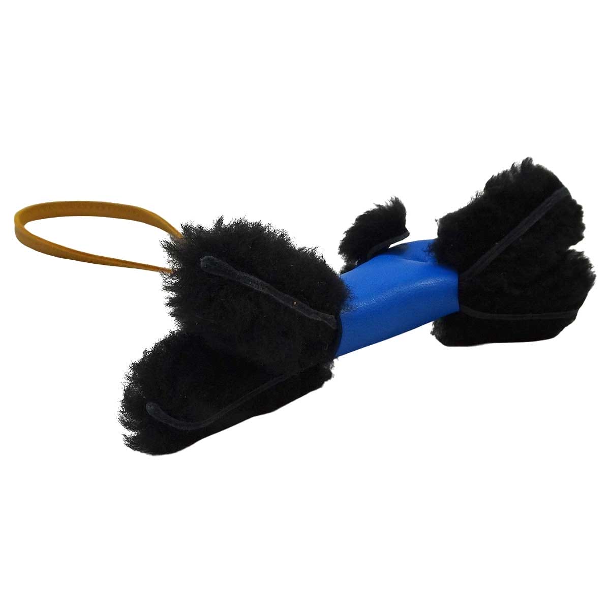 HERMES bag charm Buddy Dog Noir (Black)/Bleu France/Sesami Agneau Milo/Mouton Stamp G[BRAND NEW][Authentic]
