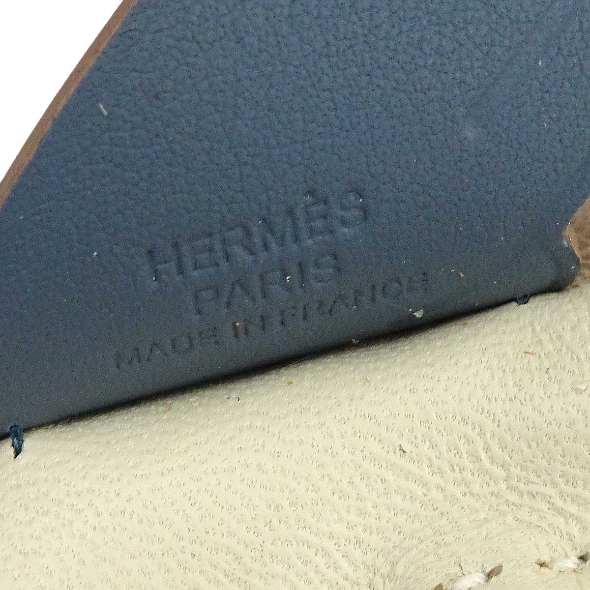 HERMES bag charm Rodeo Pegasus PM Craie/Blue Tie/Sesami Agneau Milo/Veau Swift Stamp G[BRAND NEW][Authentic]