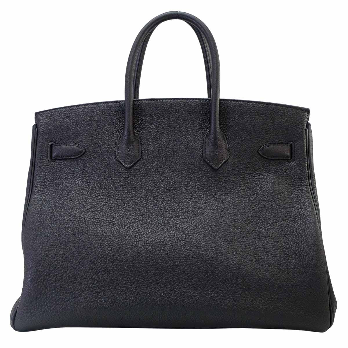 [Pre-loved] HERMES Handbag Birkin35 Noir (Black) Veau Togo Silver HW Stamp W[LIKE NEW][Authentic]