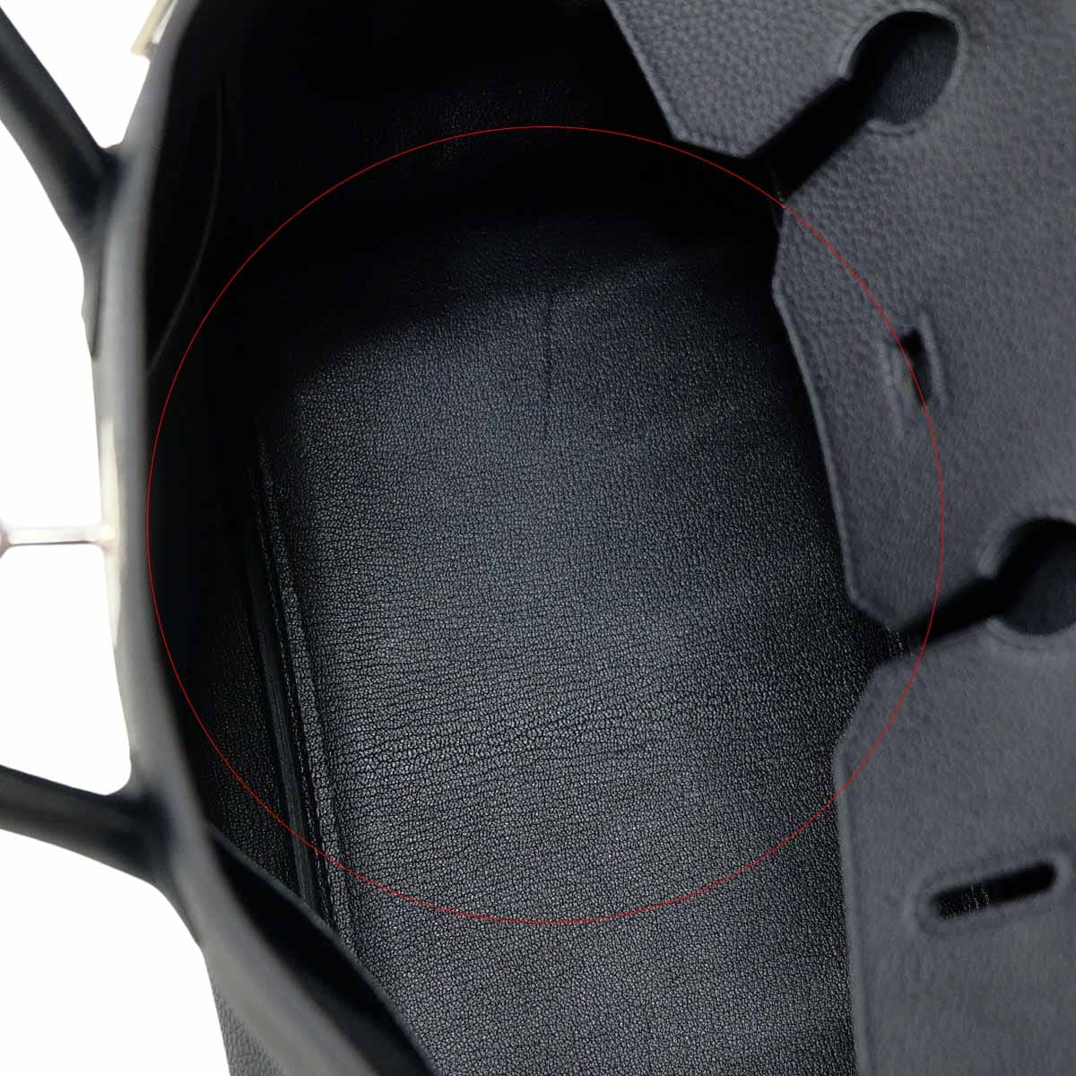 [Pre-loved] HERMES Handbag Birkin35 Noir (Black) Veau Togo Silver HW Stamp W[LIKE NEW][Authentic]