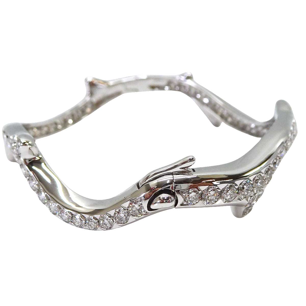 Dior bracelet Bois de Rose Silver K18WG/Diamond JBDR94063[EXCELLENT][Authentic]