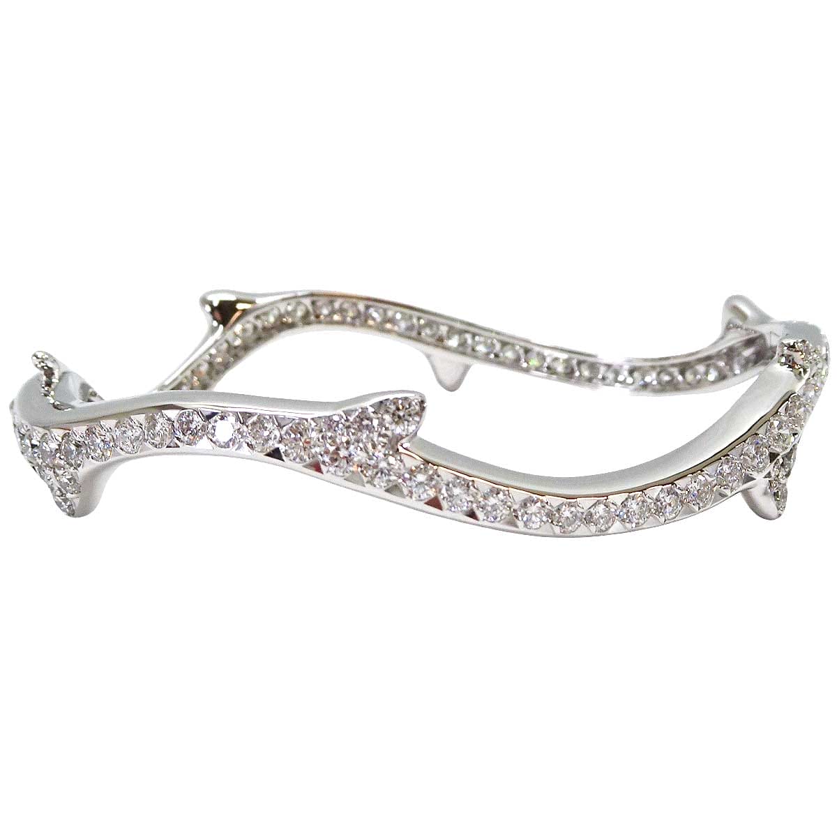 Dior bracelet Bois de Rose Silver K18WG/Diamond JBDR94063[EXCELLENT][Authentic]