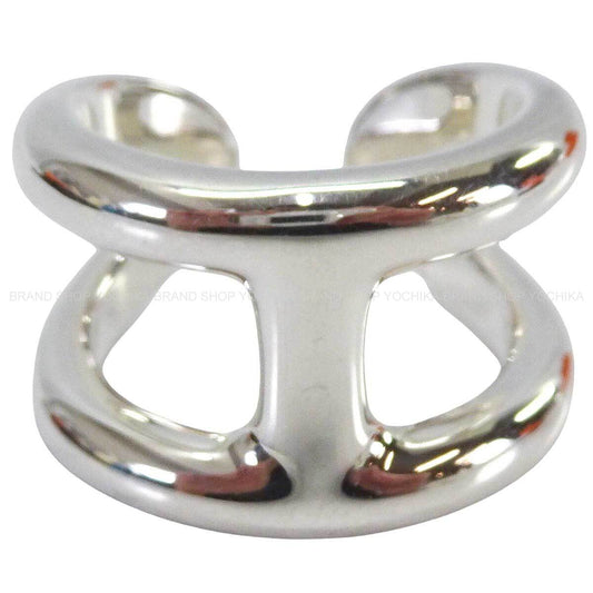 HERMES ring Osmose GM Silver Silver925 (SV925 Ag925) #59[EXCELLENT][Authentic]