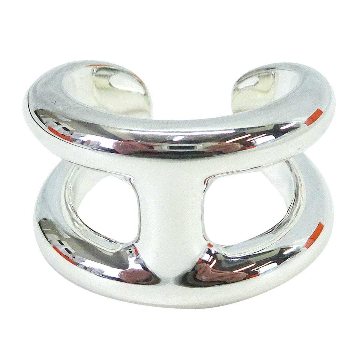 HERMES ring Osmose PM Silver Silver925 (SV925 Ag925) #57[BRAND NEW][Authentic]