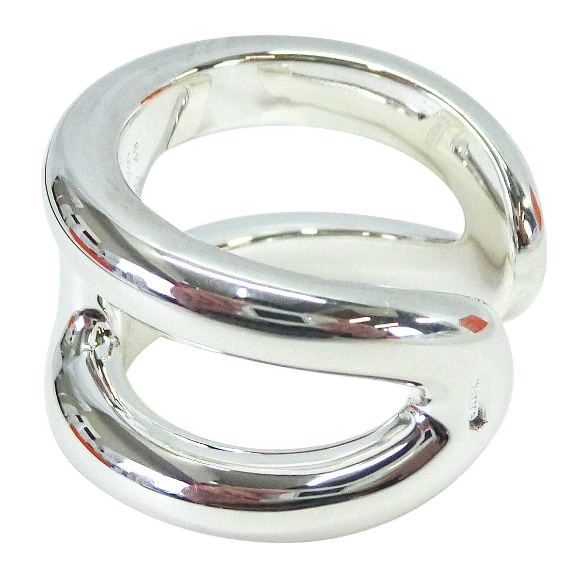 HERMES ring Osmose PM Silver Silver925 (SV925 Ag925) #57[BRAND NEW][Authentic]