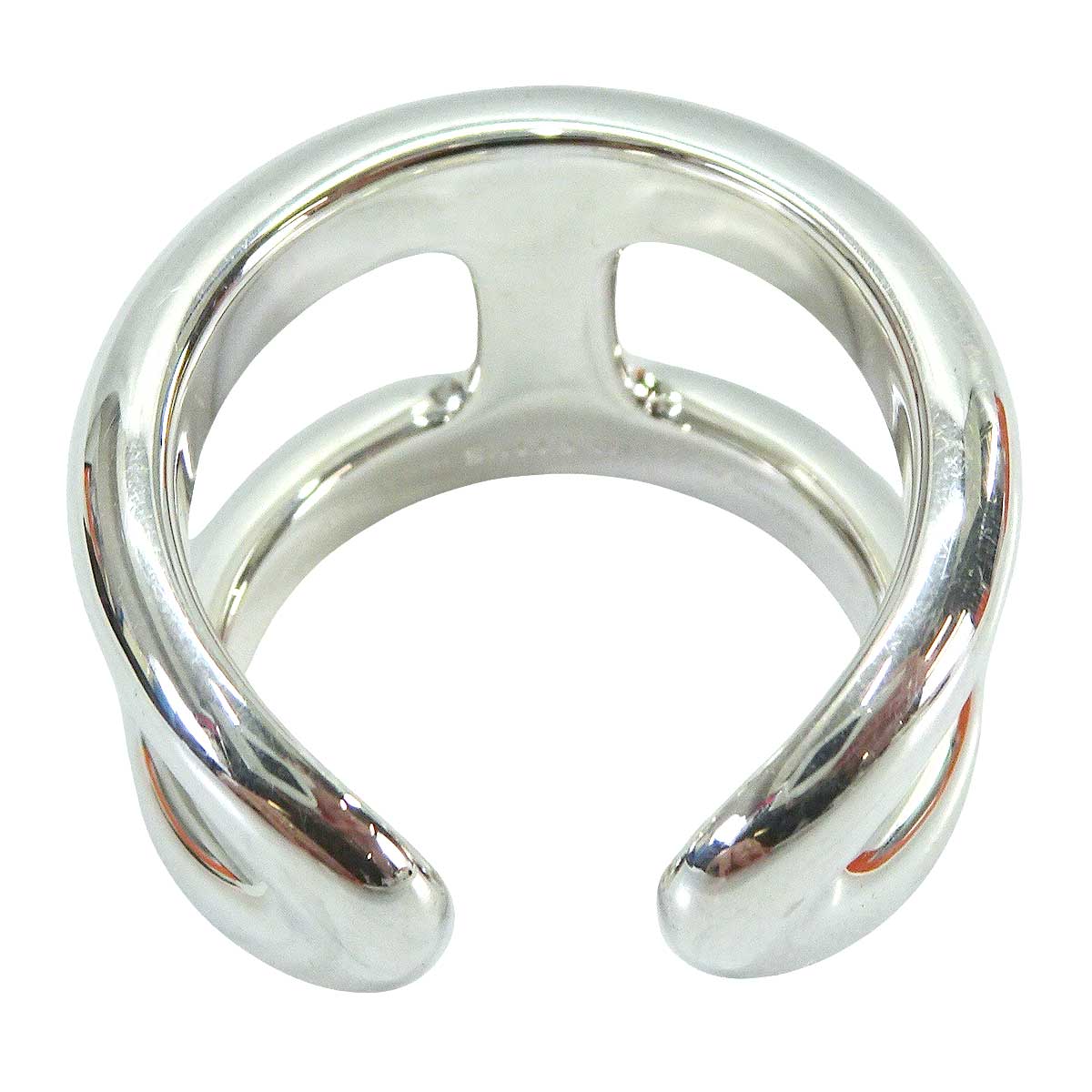 HERMES ring Osmose PM Silver Silver925 (SV925 Ag925) #57[BRAND NEW][Authentic]