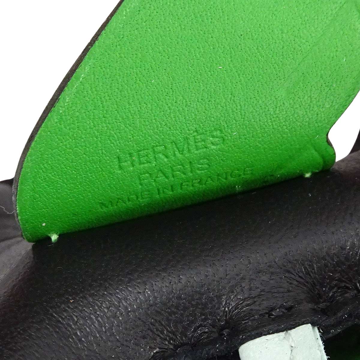 HERMES bag charm Rodeo Pegasus PM Noir (Black)/Vert Yucca/Vert Peppermint Agneau Milo/Veau Swift Stamp G[BRAND NEW][Authentic]