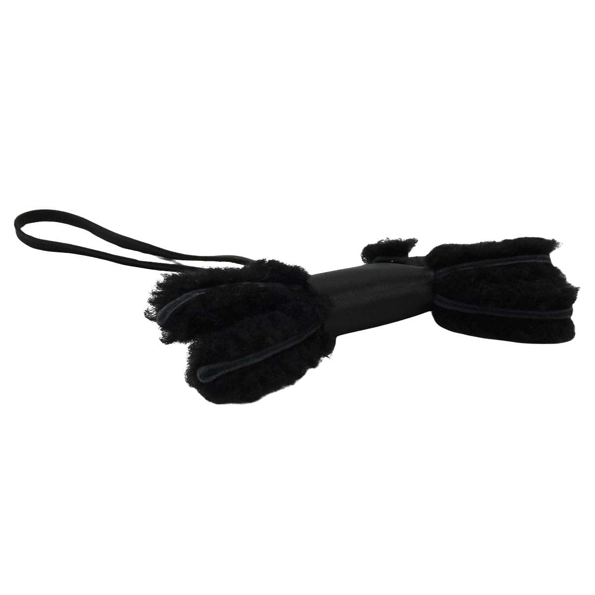 HERMES bag charm Buddy Dog SO BLACK Noir (Black) Agneau Milo/Mouton Stamp K[EXCELLENT][Authentic]