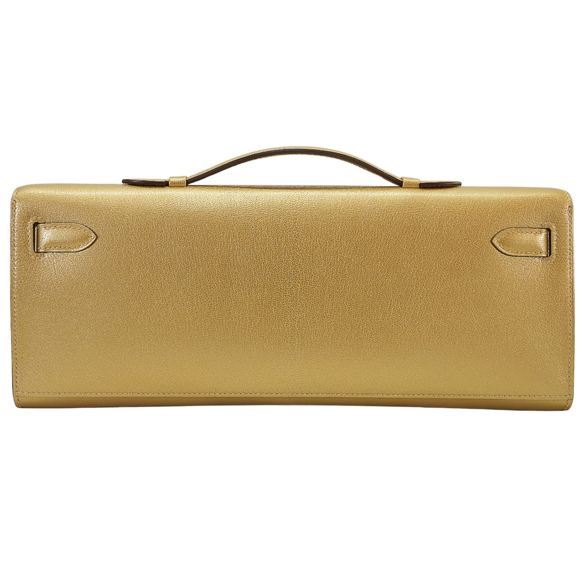 HERMES Handbag Kelly Cut New Dore (Metallic Gold) Chevre Chamkila Champagne Gold HW Stamp K[BRAND NEW][Authentic]