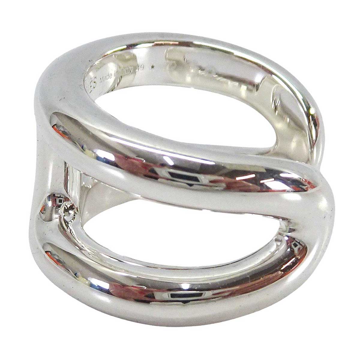 [Pre-loved] HERMES ring Osmose PM Silver925 (SV925 Ag925) #49[LIKE NEW][Authentic]