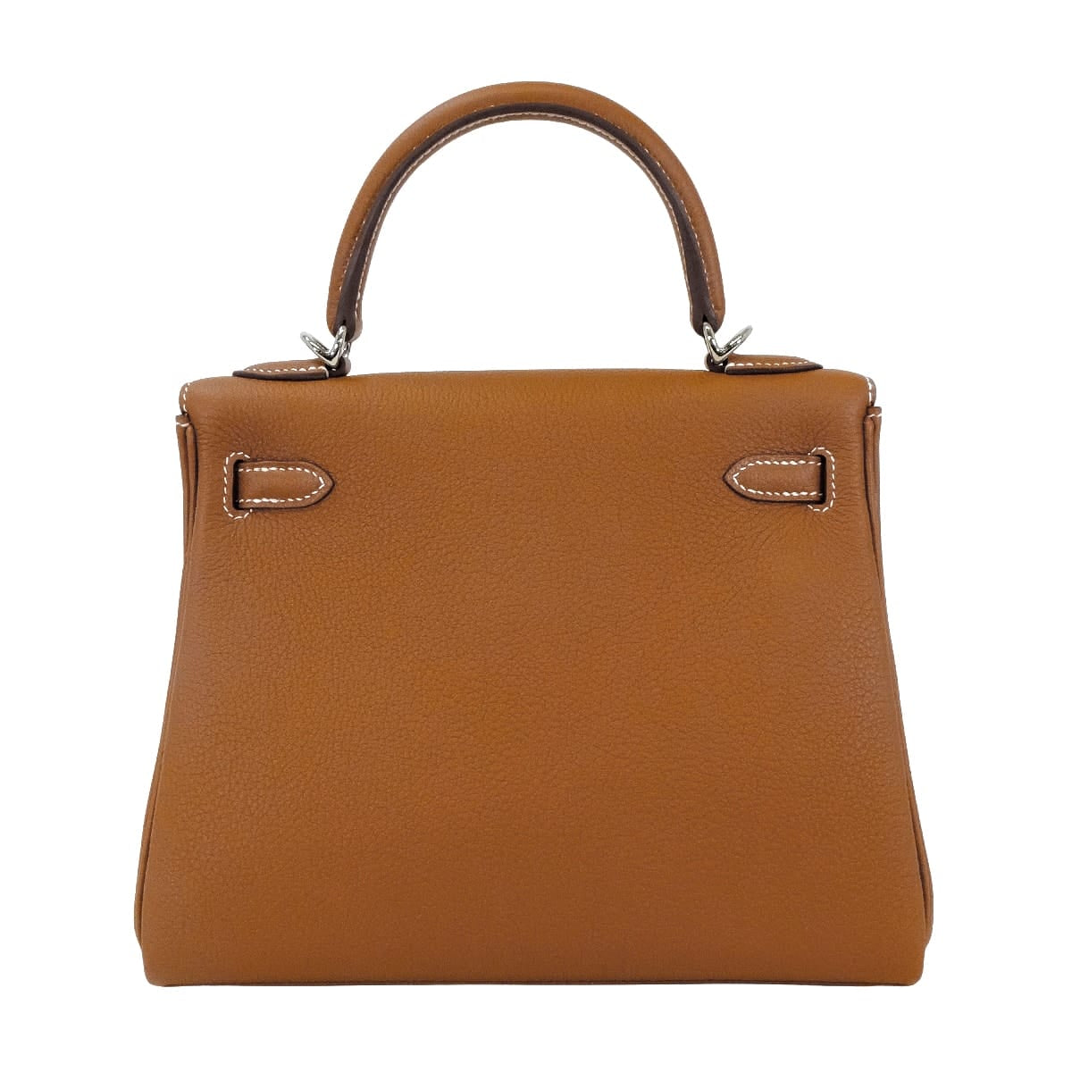 HERMES Shoulder bag Kelly25 Retourne Gold Veau Togo Silver HW Stamp K[BRAND NEW][Authentic]