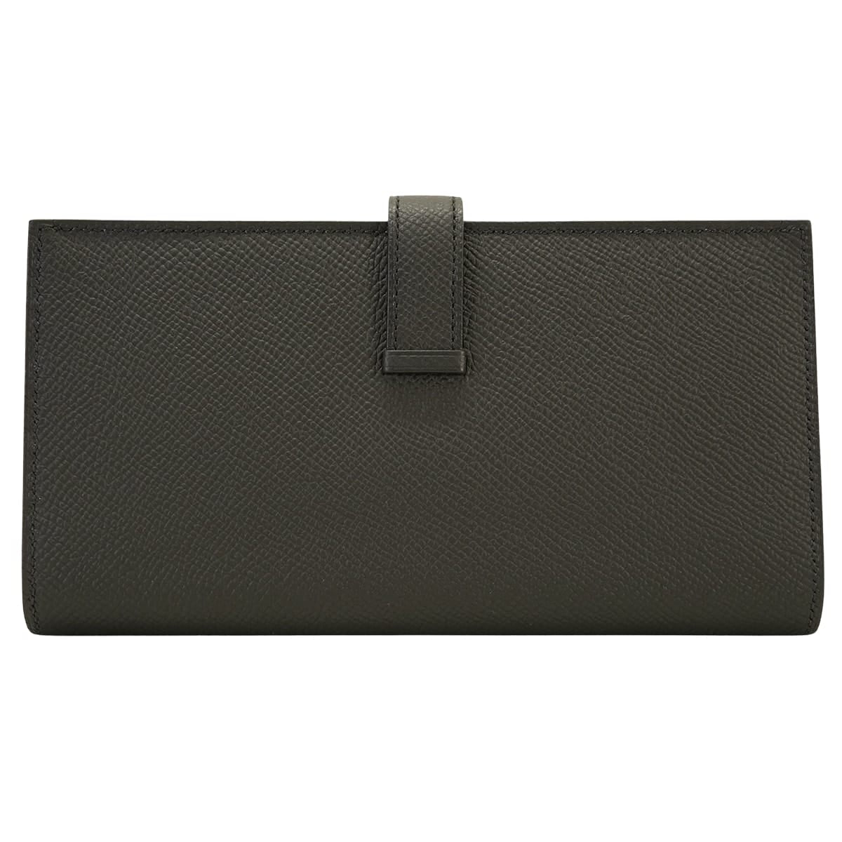 HERMES long wallet Bearn Soufflet Noir (Black) Veau Epsom Silver HW Stamp G[BRAND NEW][Authentic]