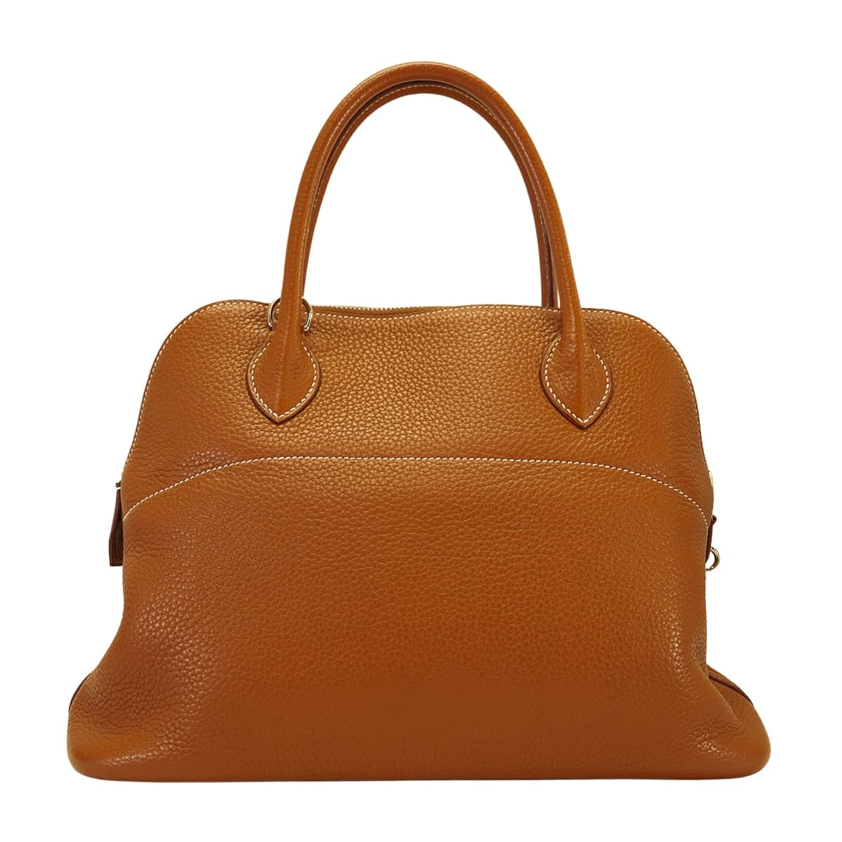 [Pre-loved] HERMES Shoulder bag Bolide31 Gold Taurillon Clemence Silver HW Stamp □R[LIKE NEW][Authentic]