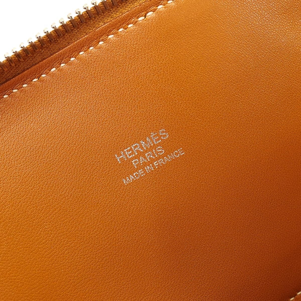 [Pre-loved] HERMES Shoulder bag Bolide31 Gold Taurillon Clemence Silver HW Stamp □R[LIKE NEW][Authentic]