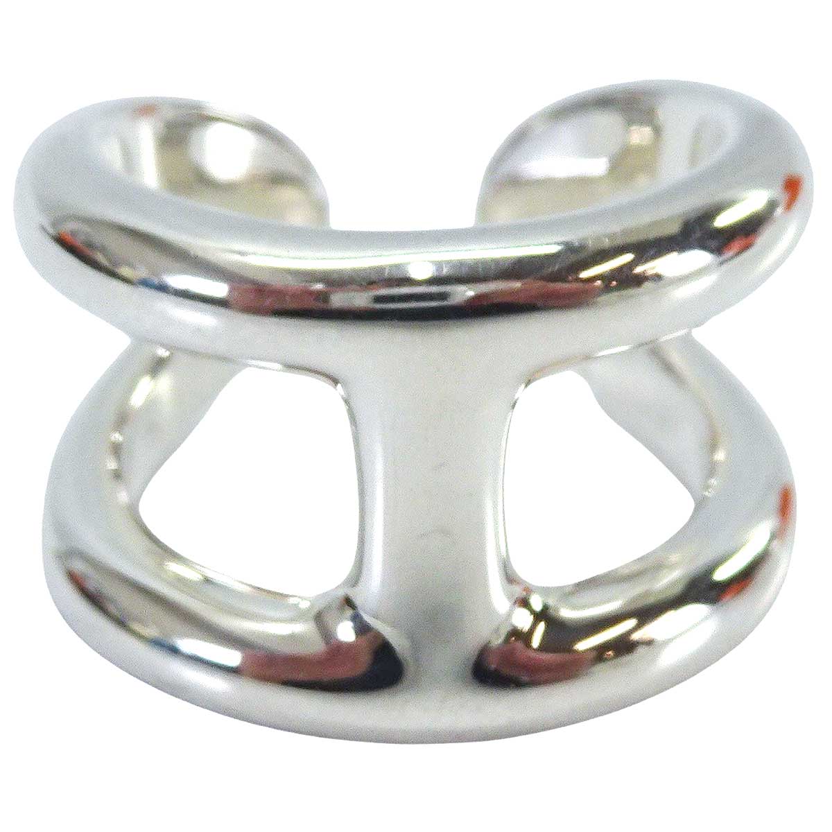 HERMES ring Osmose GM Silver Silver925 (SV925 Ag925) #63[BRAND NEW][Authentic]