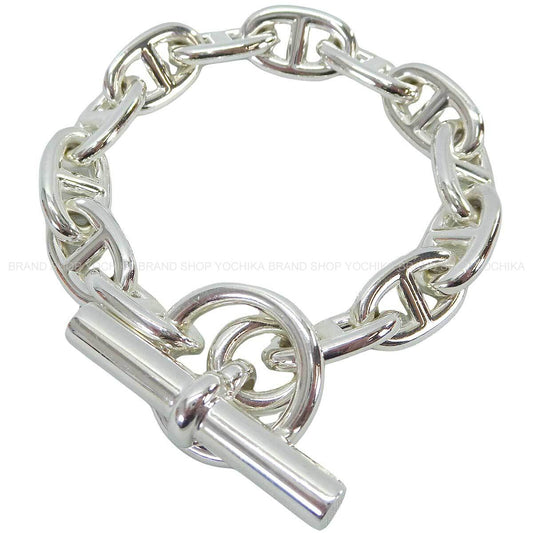 [Pre-loved] HERMES bracelet Chaine D'ancre MM 13 Links Silver925 (SV925 Ag925)[USED SA][Authentic]