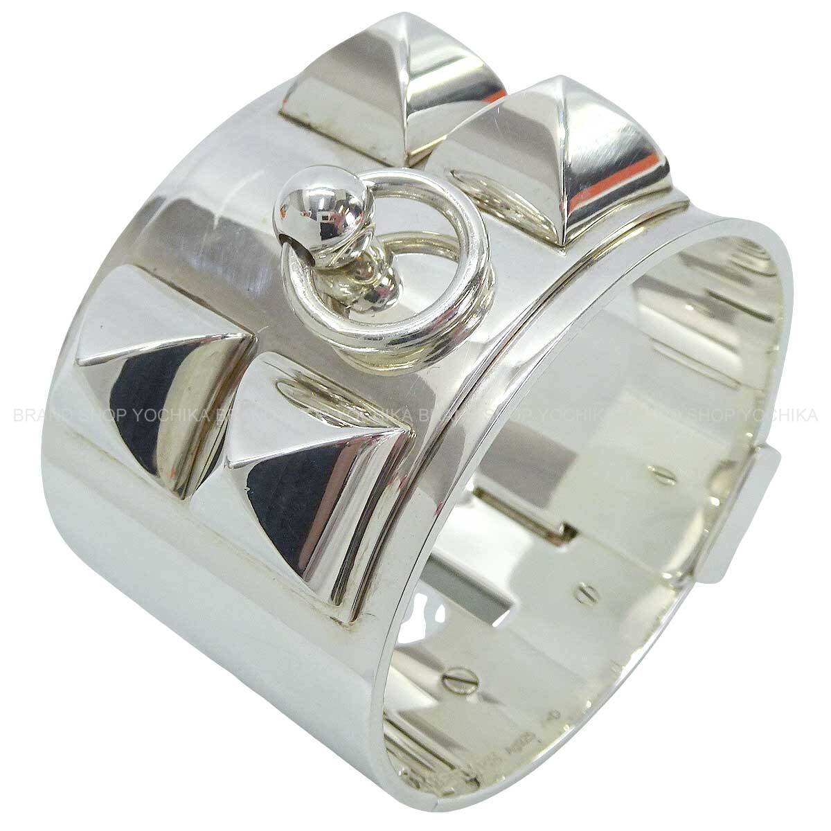 [Pre-loved] HERMES bangle COLLIER DE CHIEN Silver925 (SV925 Ag925)[USED SA][Authentic]