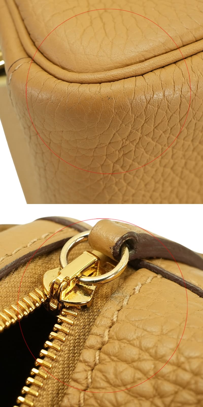 [Pre-loved] HERMES Shoulder bag Lindy 26 Biscuit Taurillon Clemence Gold HW Stamp B[LIKE NEW][Authentic]
