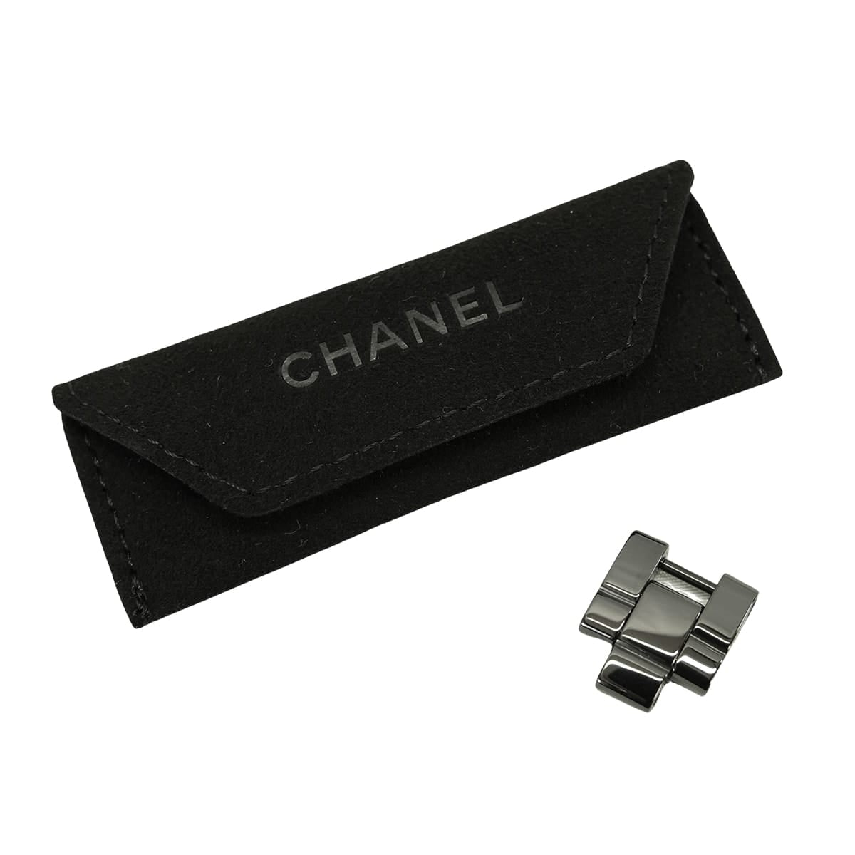 [Pre-loved] CHANEL Watches J12 UNI 33mm quartz Noir (Black) Ceramic/Stainless steel H5695[LIKE NEW][Authentic]