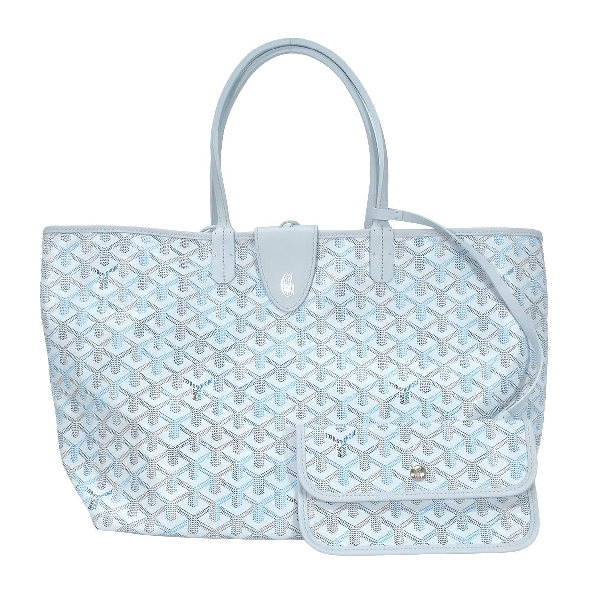 2026 Limited Edition Colour GOYARD tote bag SAINT LOUI PM MulticolorPolar Blue PVC coated canvas Silver HW[EXCELLENT][Authentic]