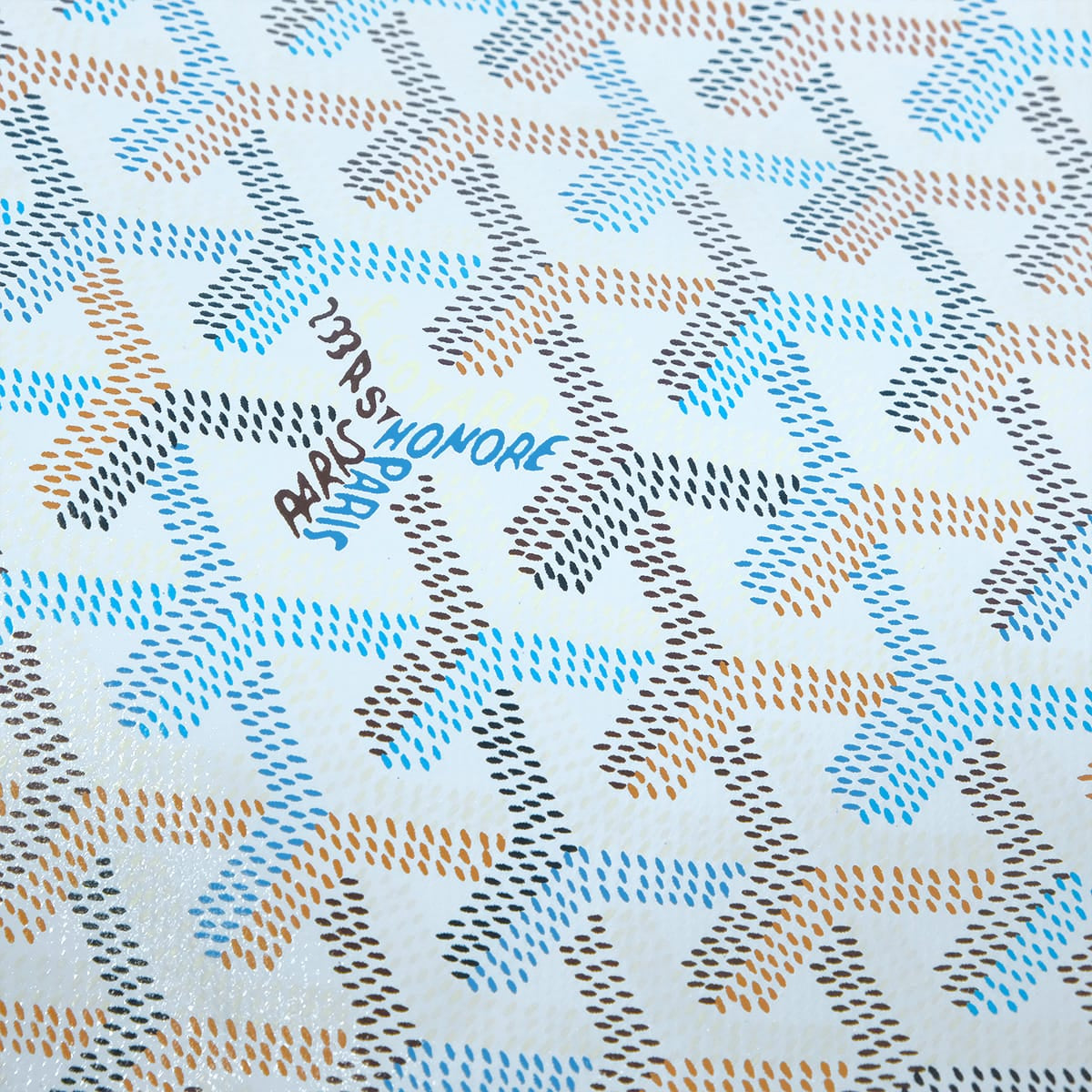 2026 Limited Edition Colour GOYARD tote bag SAINT LOUI PM MulticolorPolar Blue PVC coated canvas Silver HW[EXCELLENT][Authentic]