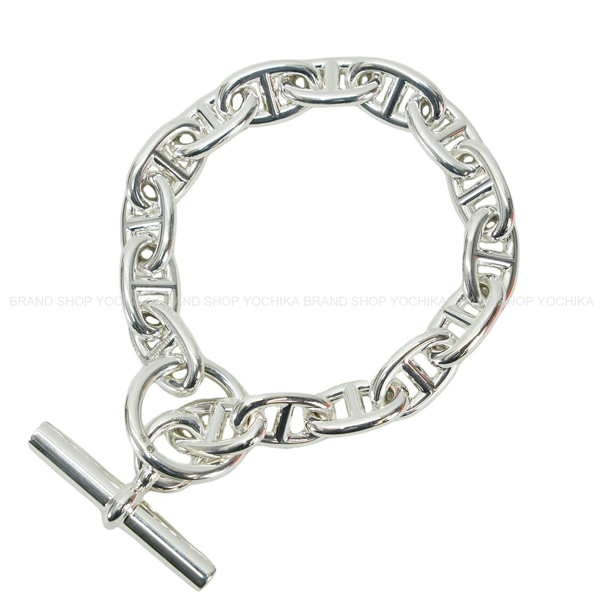 HERMES bracelet Chaine D'ancre MM 16 Links Silver Silver925 (SV925 Ag925)[BRAND NEW][Authentic]