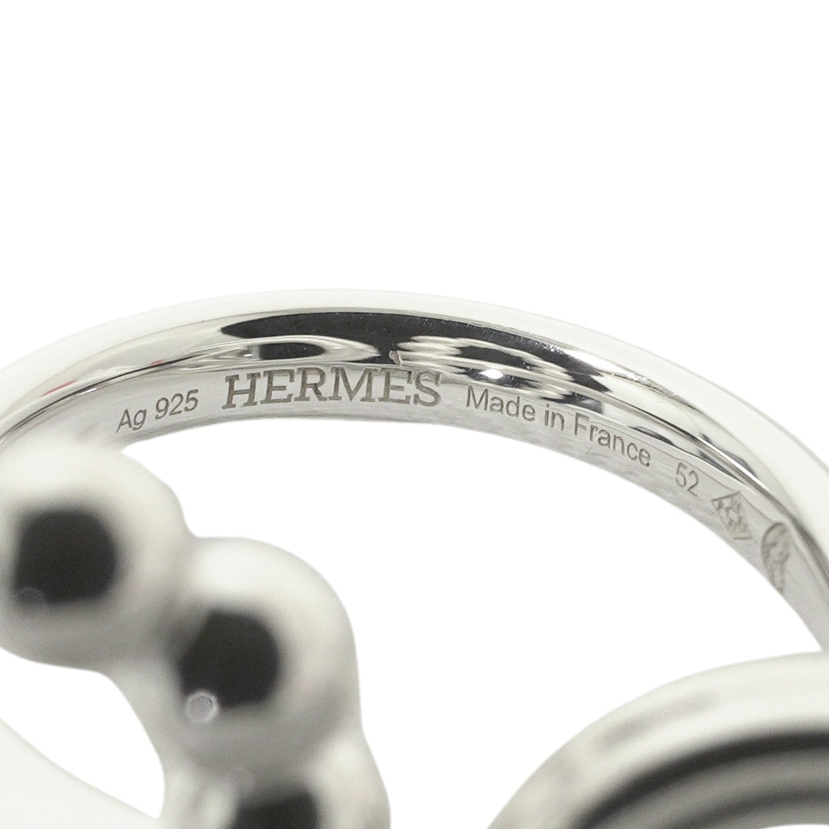 HERMES ring Chaine D'ancre Alea2 Silver Silver925 (SV925 Ag925) #52[BRAND NEW][Authentic]