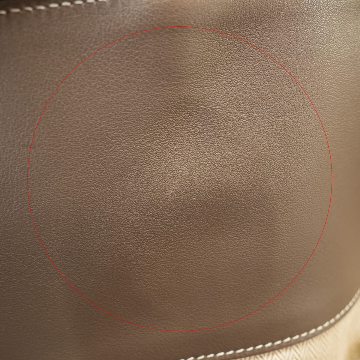 [Pre-loved] HERMES Handbag Bolide Relax 40 Etain Veau Sikkim Silver HW Stamp T[USED SA][Authentic]