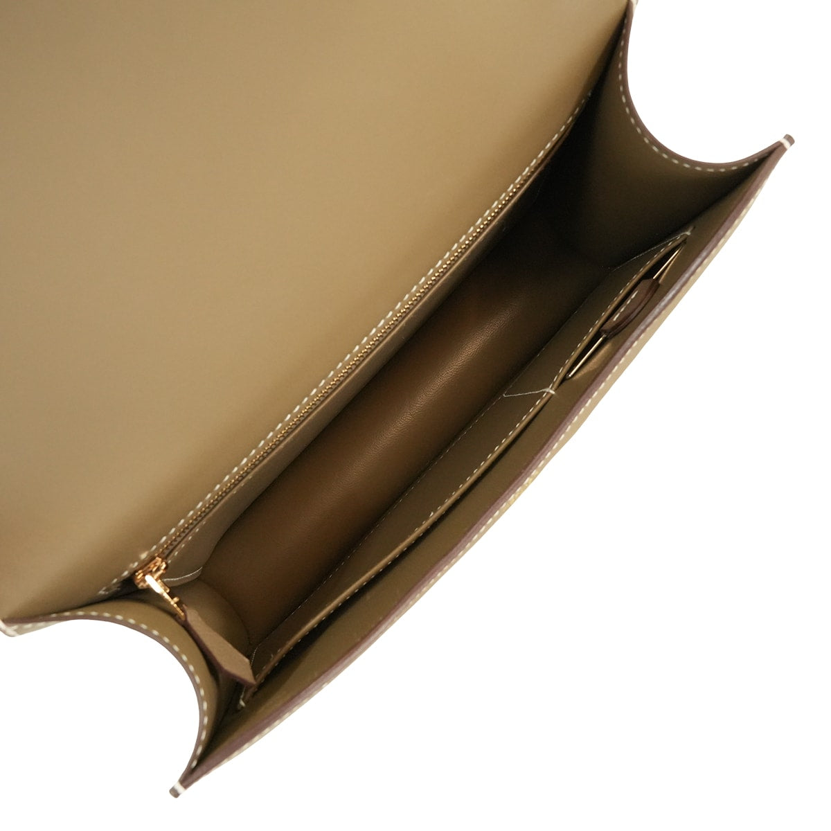[Pre-loved] HERMES Shoulder bag Constance 3 24 MM Etoupe Veau Epsom Rose Gold HW Stamp K[LIKE NEW][Authentic]