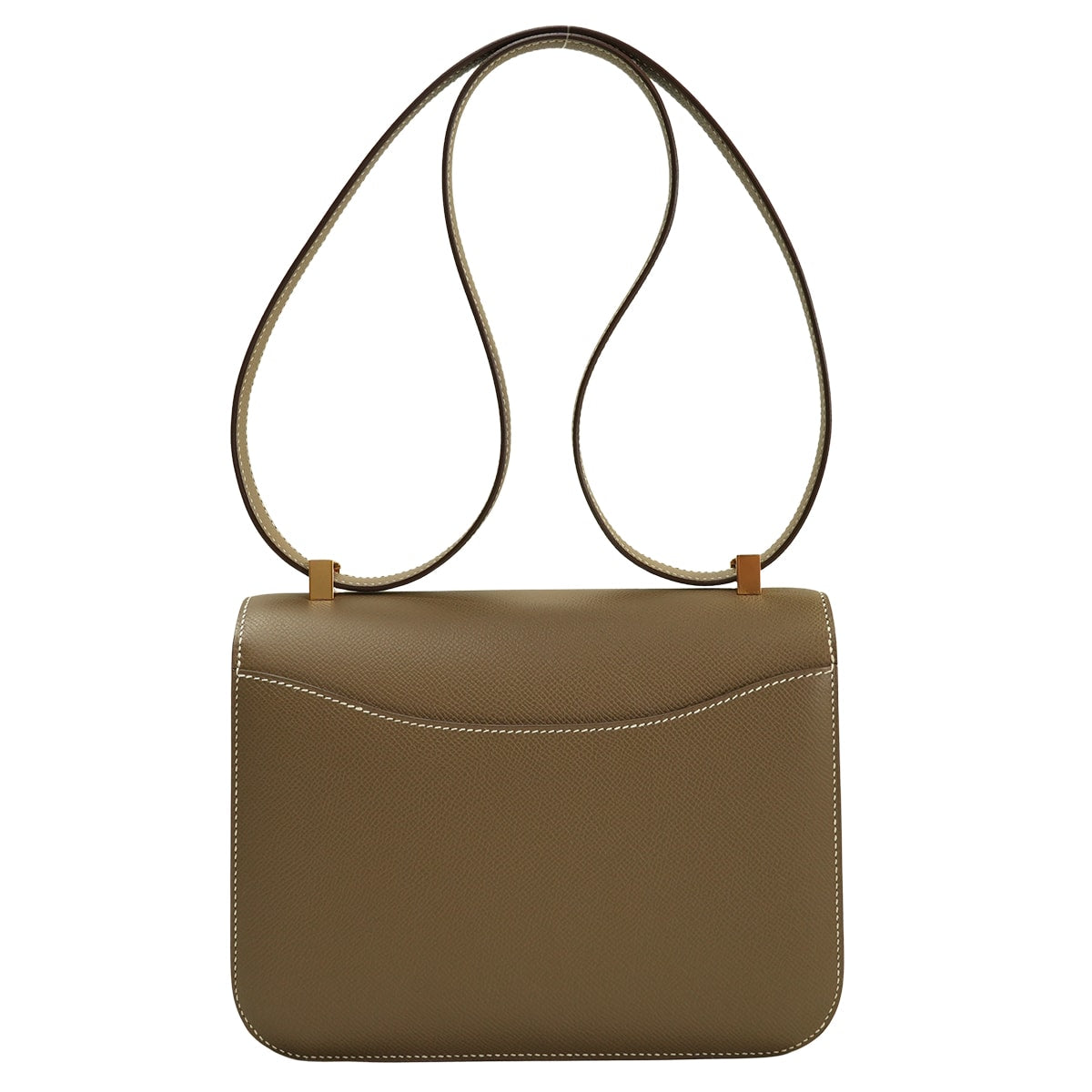 [Pre-loved] HERMES Shoulder bag Constance 3 24 MM Etoupe Veau Epsom Rose Gold HW Stamp K[LIKE NEW][Authentic]
