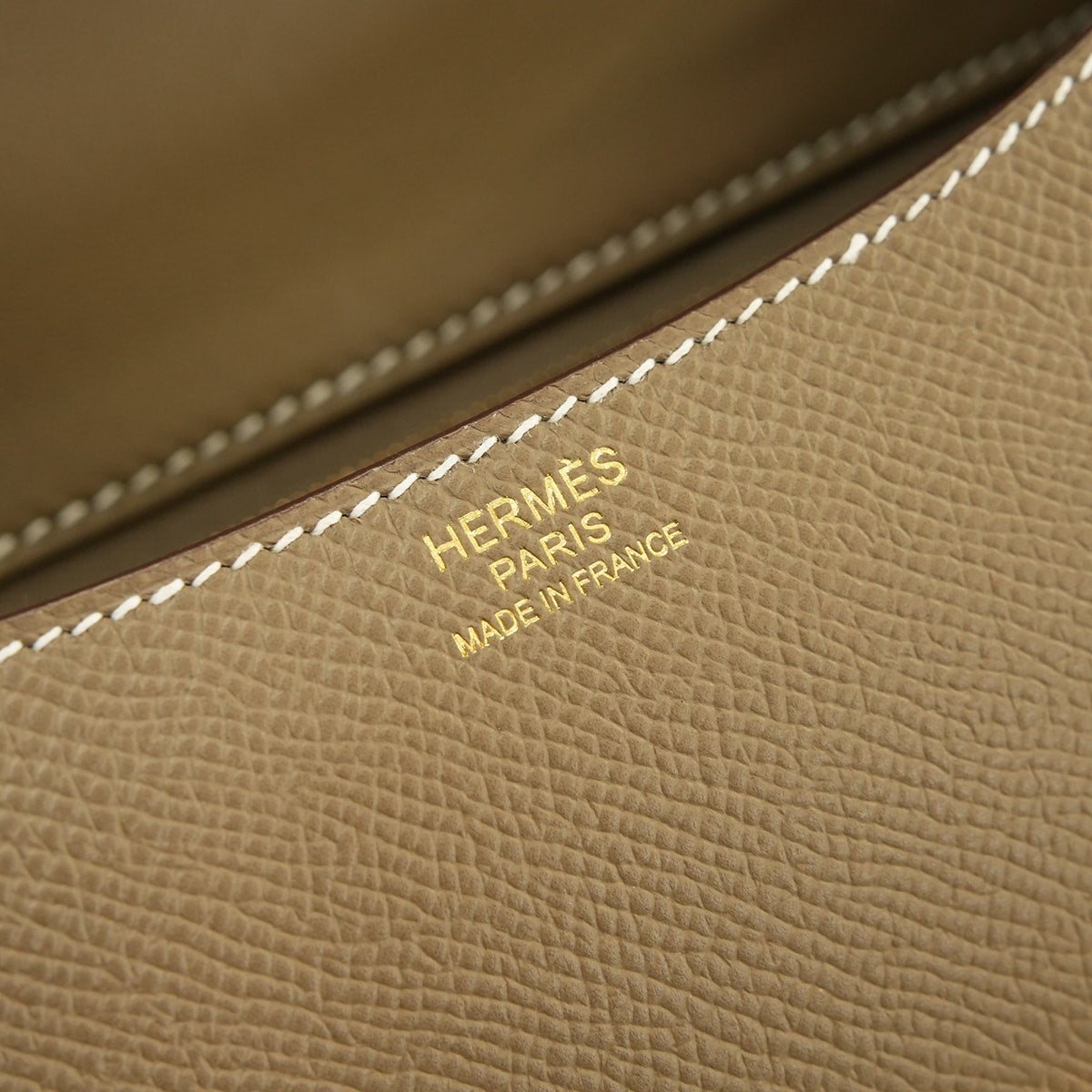 [Pre-loved] HERMES Shoulder bag Constance 3 24 MM Etoupe Veau Epsom Rose Gold HW Stamp K[LIKE NEW][Authentic]