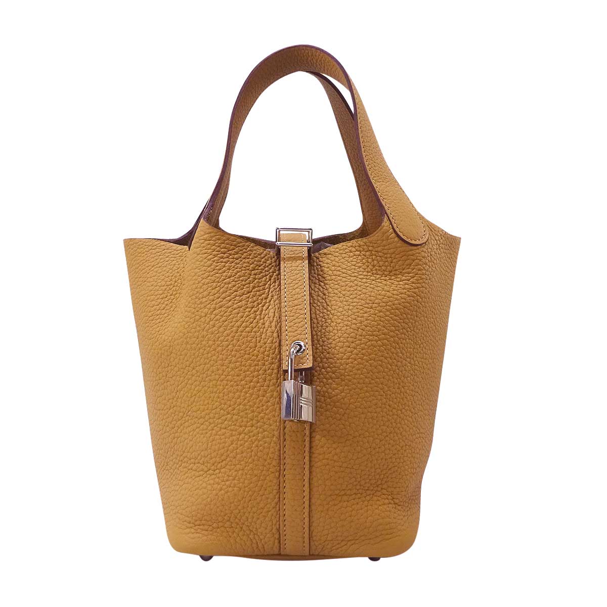 HERMES Handbag Picotin Lock 18 PM Biscuit Taurillon Clemence Silver HW Stamp K[BRAND NEW][Authentic]
