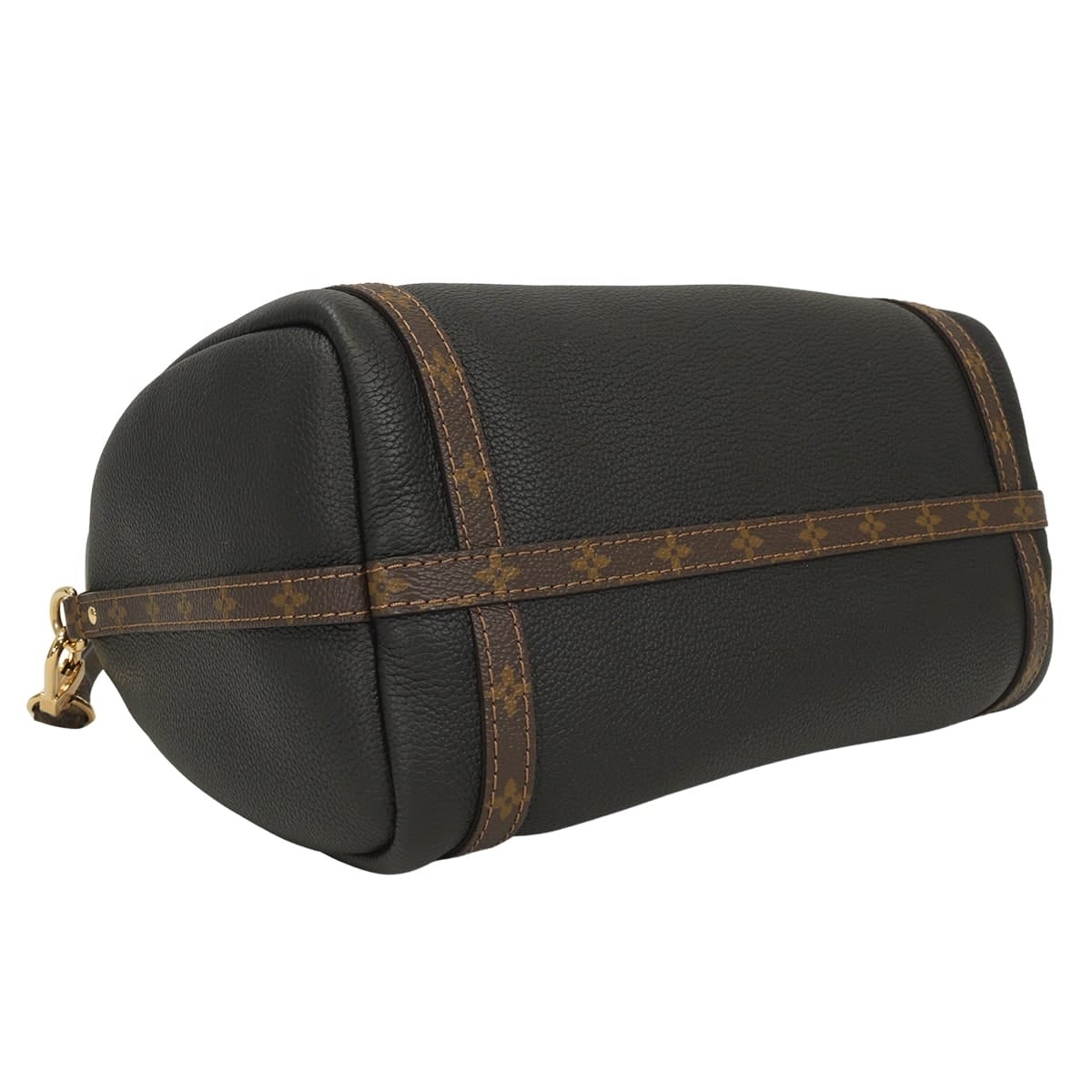 [Pre-loved] LOUIS VUITTON Shoulder bag Handbag 2-Way Express PM Noir (Black) Calfskin/Monogram Canvas Gold HW M26039[LIKE NEW][Authentic]
