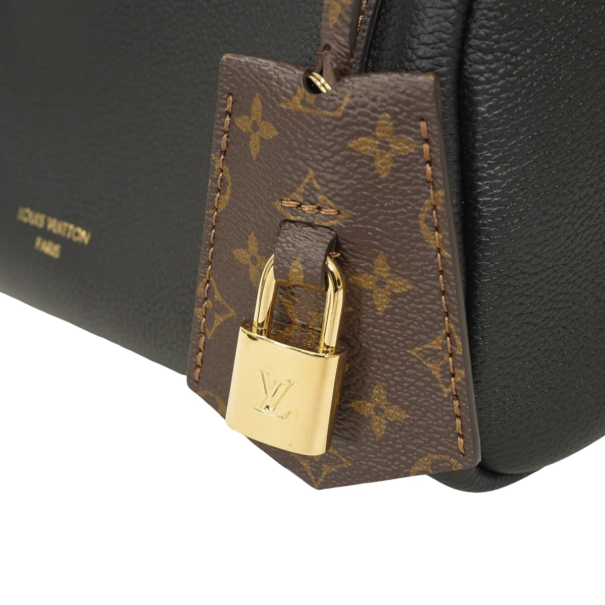 [Pre-loved] LOUIS VUITTON Shoulder bag Handbag 2-Way Express PM Noir (Black) Calfskin/Monogram Canvas Gold HW M26039[LIKE NEW][Authentic]