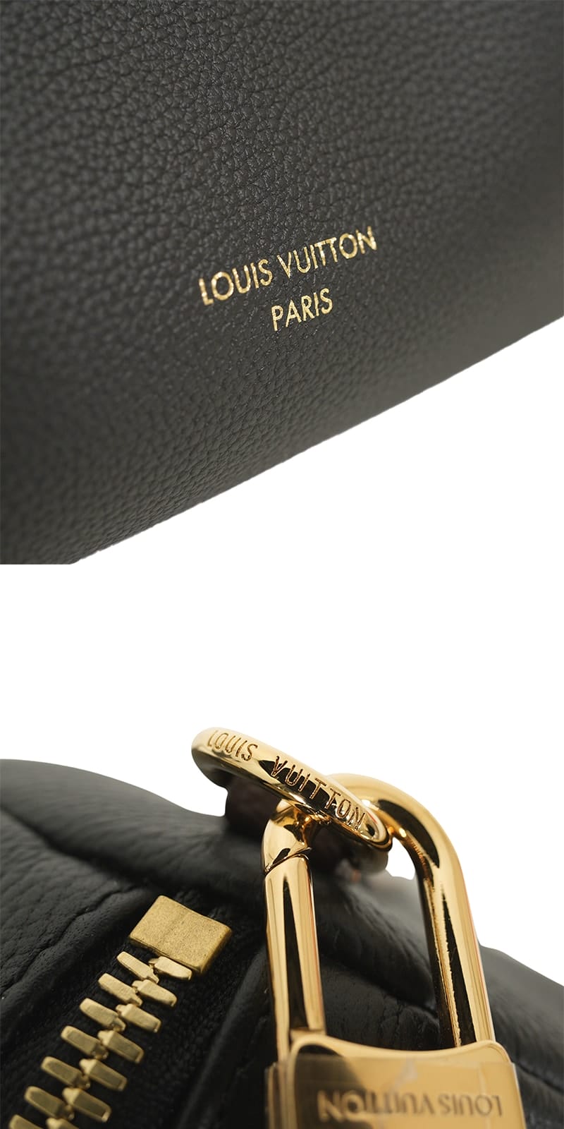 [Pre-loved] LOUIS VUITTON Shoulder bag Handbag 2-Way Express PM Noir (Black) Calfskin/Monogram Canvas Gold HW M26039[LIKE NEW][Authentic]