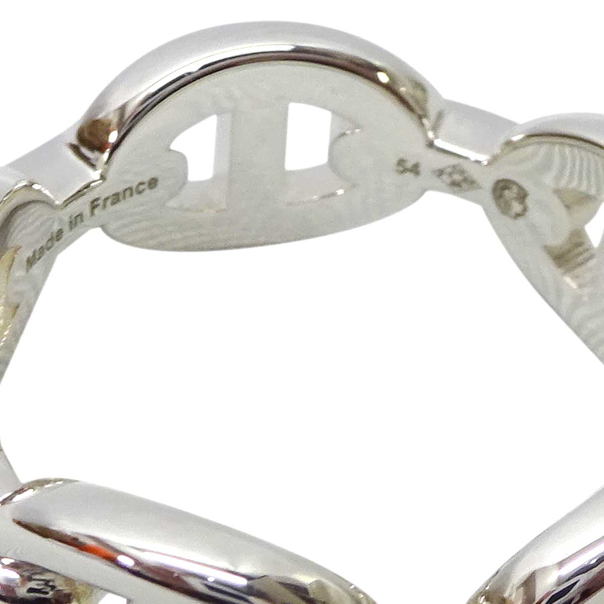 HERMES ring Chaine D'ancre Enchainee PM Silver Silver925 (SV925 Ag925) #54[EXCELLENT][Authentic]