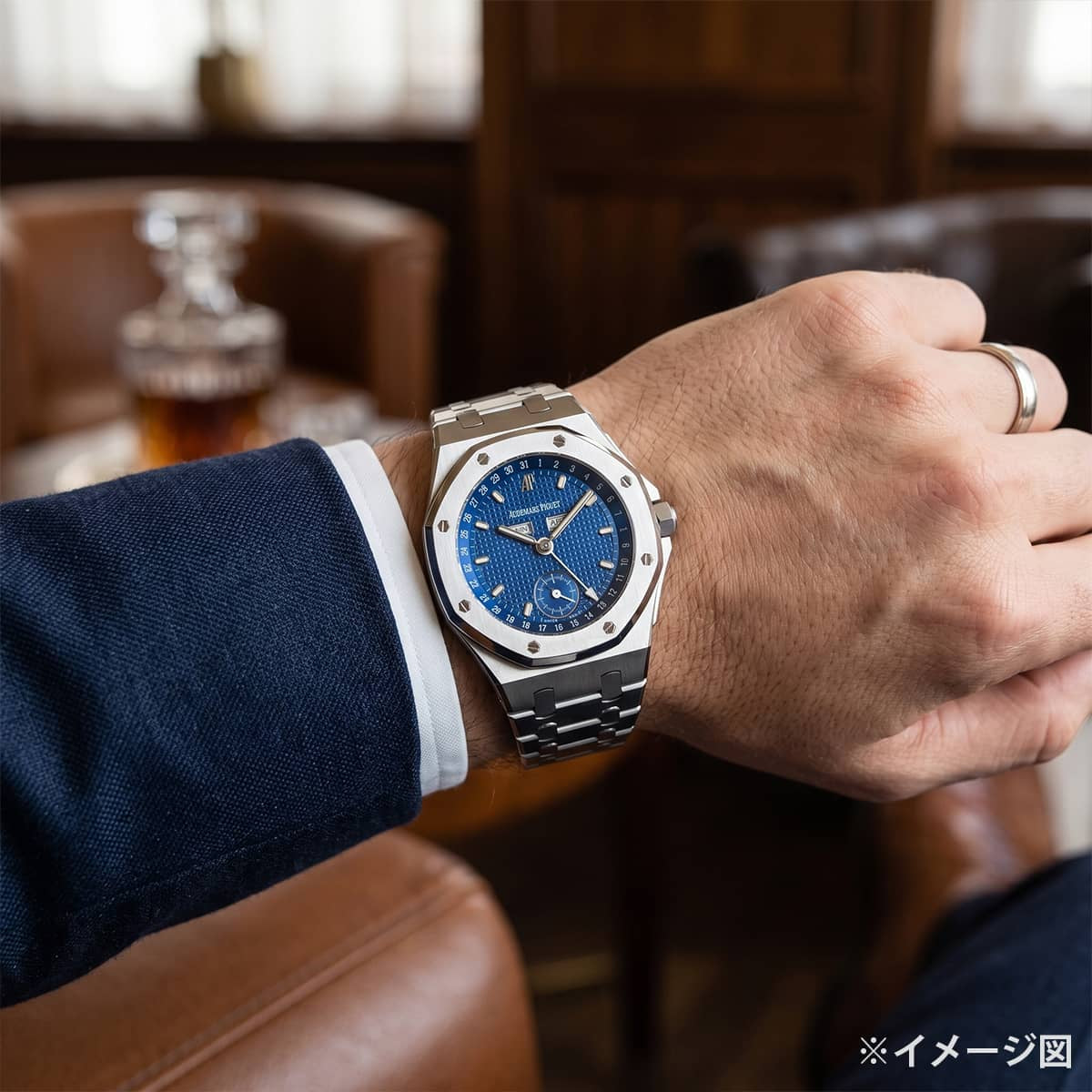 [Pre-loved] Nagano Olympics Commemorative Special Limited Edition AUDEMARS PIGUET Watches Royal Oak Offshore Daymour Nagano Alberto Tomba Blue Stainless steel 25887ST[LIKE NEW][Authentic]