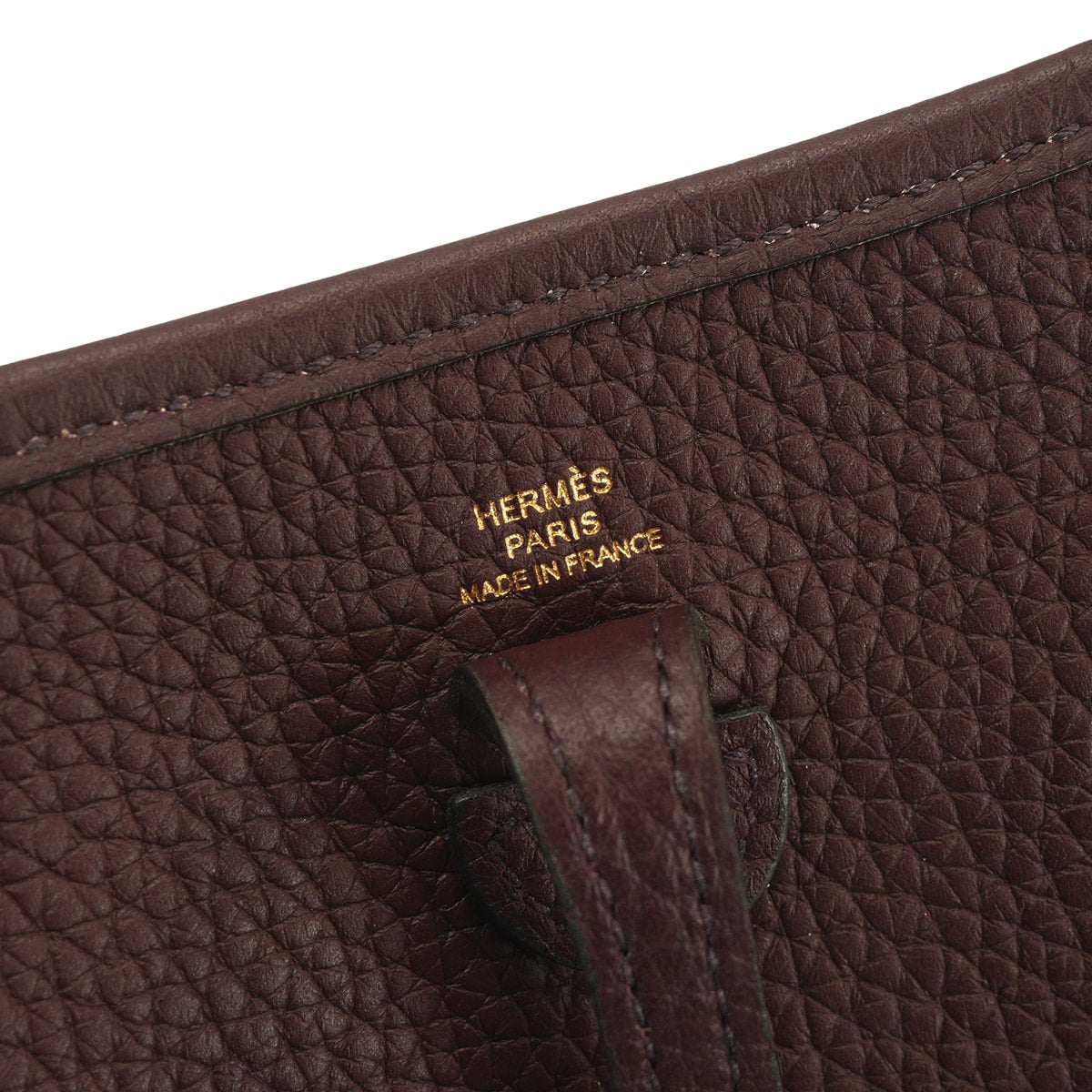 [Pre-loved] HERMES Shoulder bag Evelyne 16 TPM Rouge Sellier Taurillon Clemence Gold HW Stamp Z[LIKE NEW][Authentic]