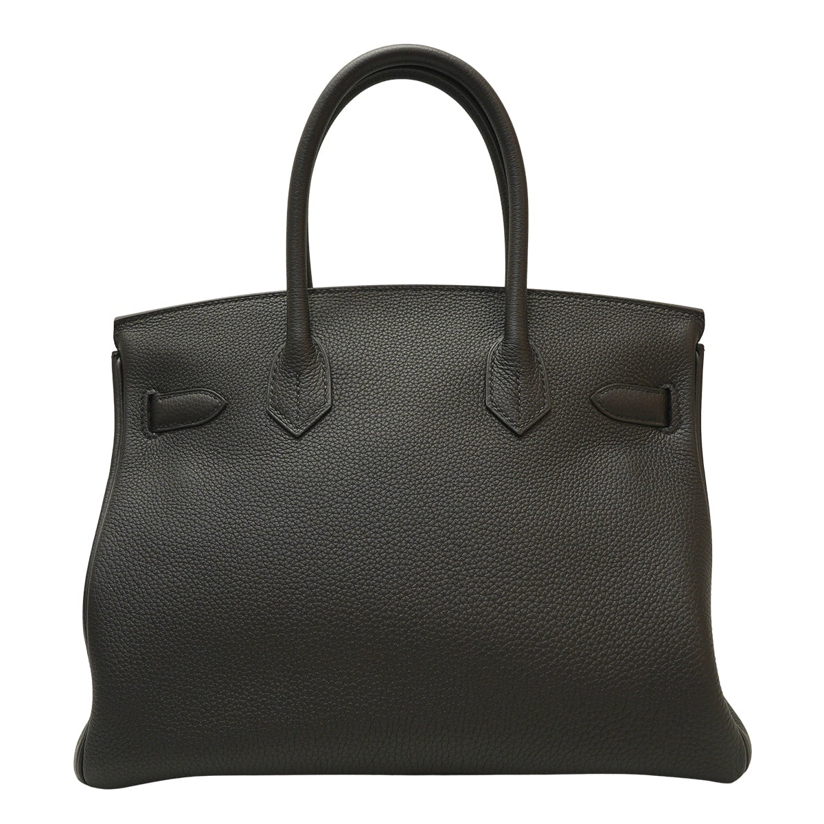 HERMES Handbag Birkin30 Noir (Black) Veau Togo Silver HW Stamp C[EXCELLENT][Authentic]