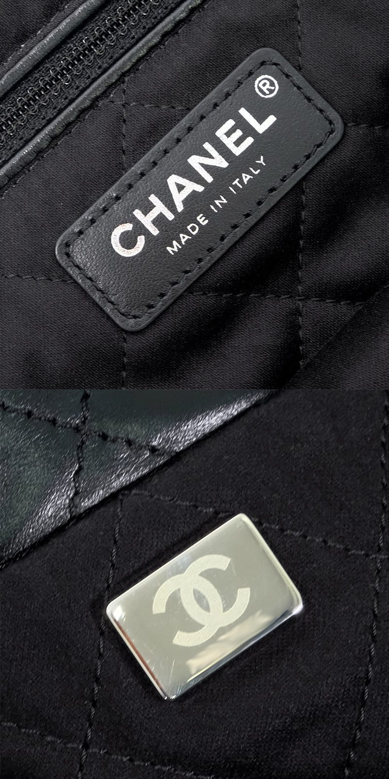 [Pre-loved] CHANEL Shoulder bag CHANEL 22 Small Matelasse With Medal Charm Hobo Noir (Black) Lambskin Silver HW[LIKE NEW][Authentic]
