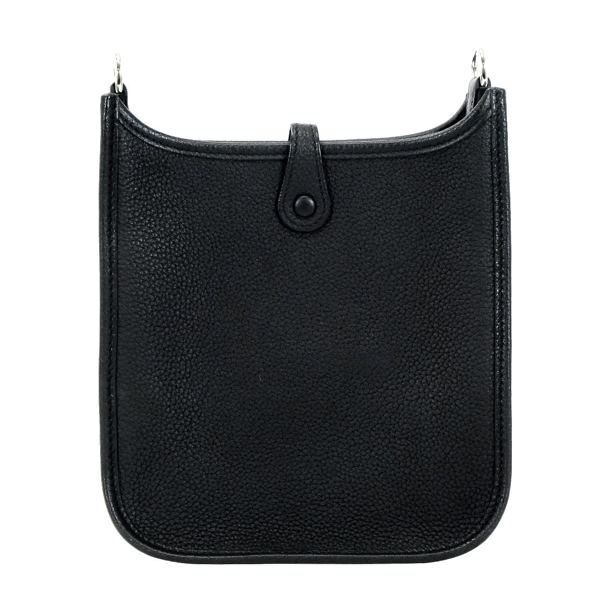 HERMES Shoulder bag Evelyne 16 TPM Amazon Noir (Black)/Blanc (White)/Deep Blue Taurillon Maurice/Toile Silver HW Stamp Y[EXCELLENT][Authentic]