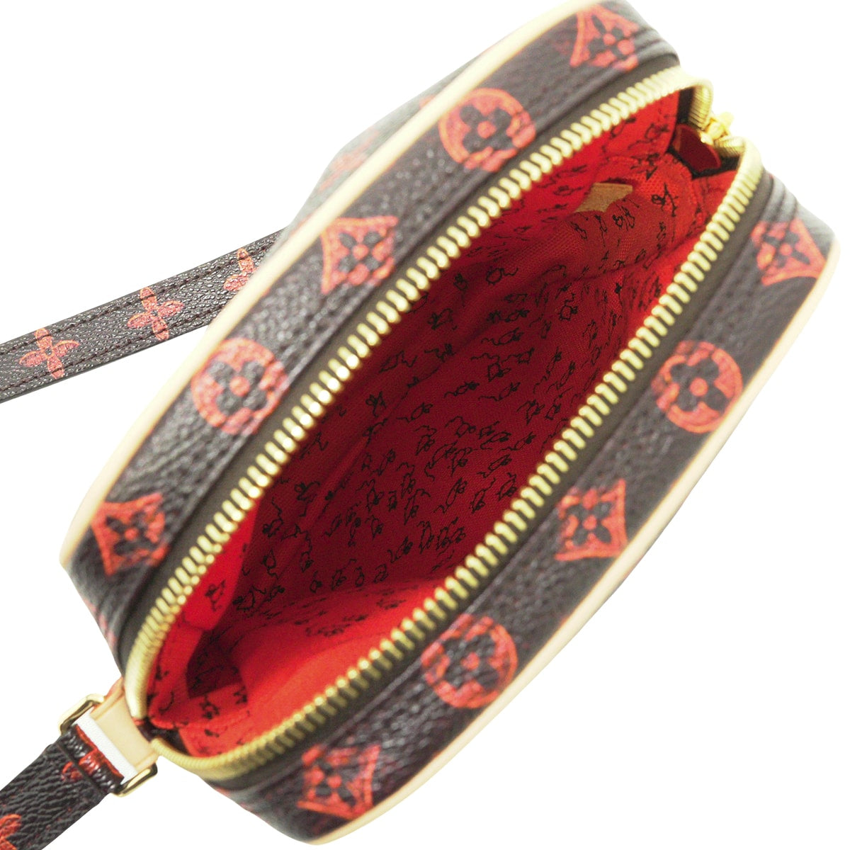 LOUIS VUITTON Shoulder bag Catogram Transformed Paname SetMarron Monogram Canvas Gold HW M44399[EXCELLENT][Authentic]