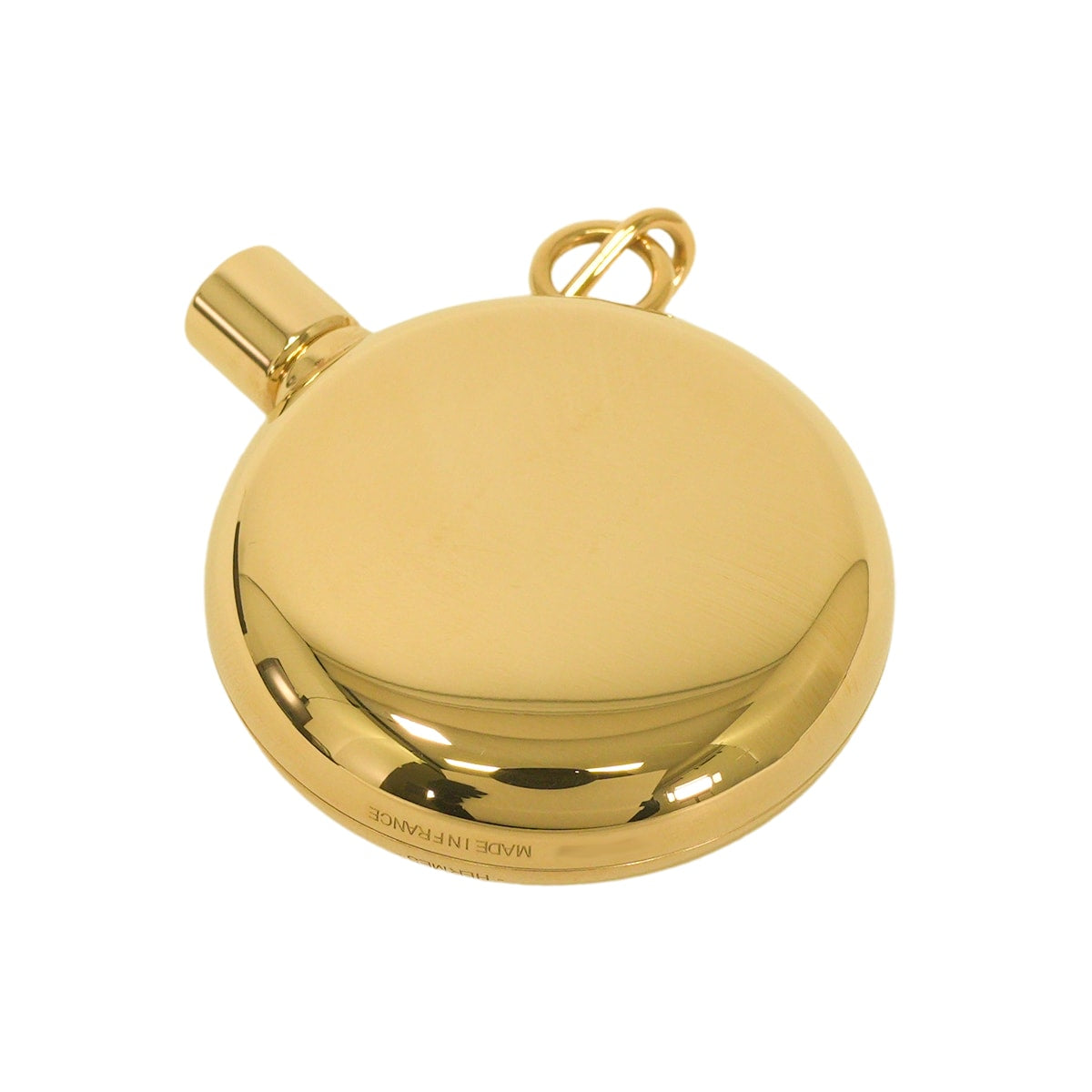 HERMES pendant top Perfume Bottle Gold[EXCELLENT][Authentic]